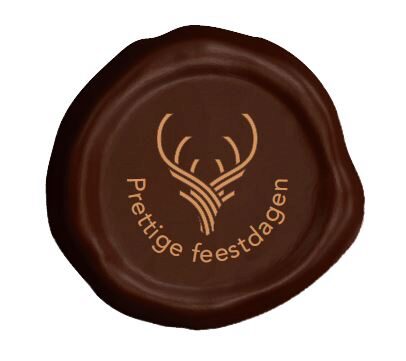 083084 PCB WAX SEALS CN PRETTIGE FEESTDAGEN Ø 3.5 CM 315 PIECES ***S/CD***