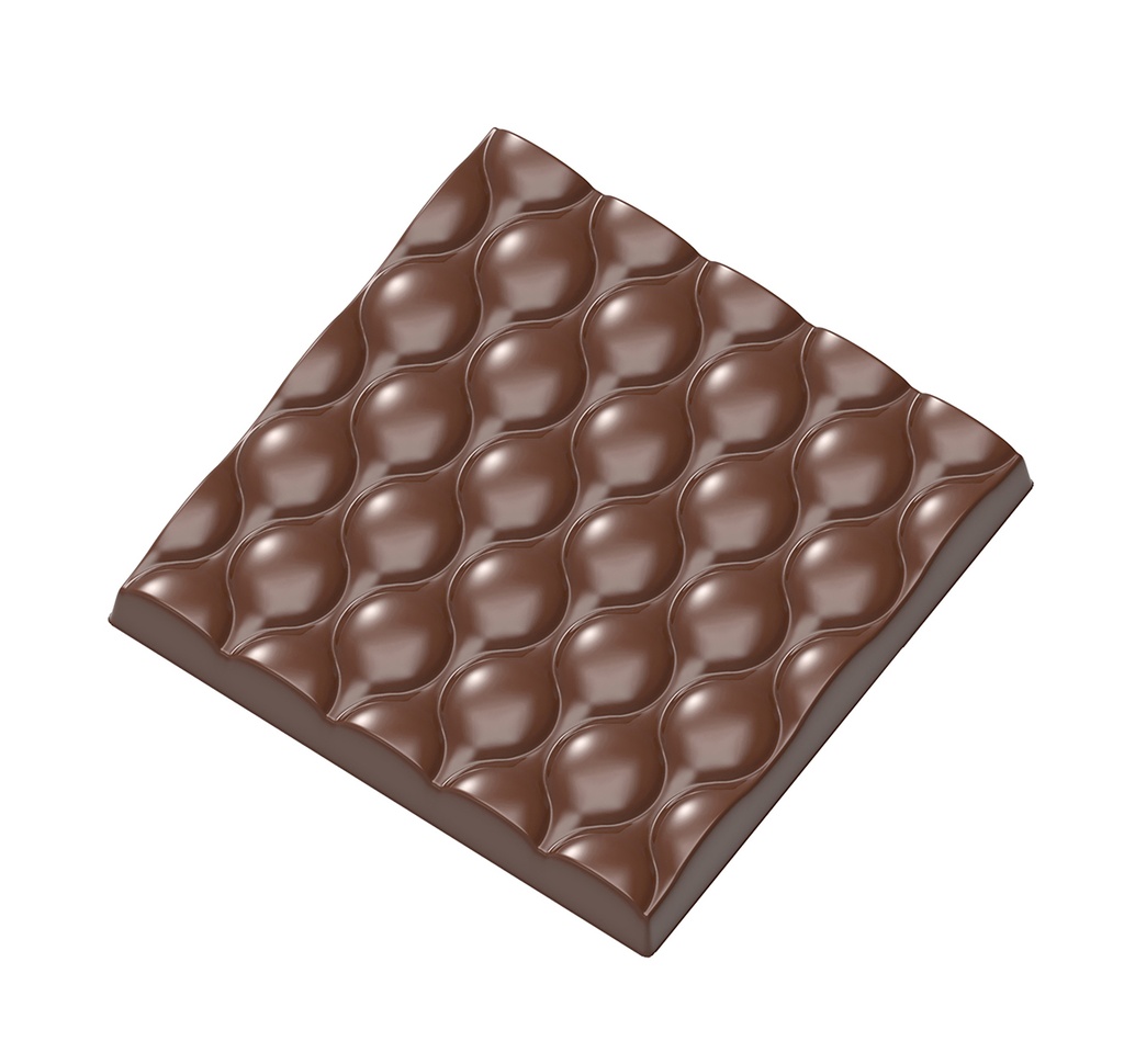 CHOCOLATE MOLD BUBBLES TABLET CW1990 1X3 -- 63GR