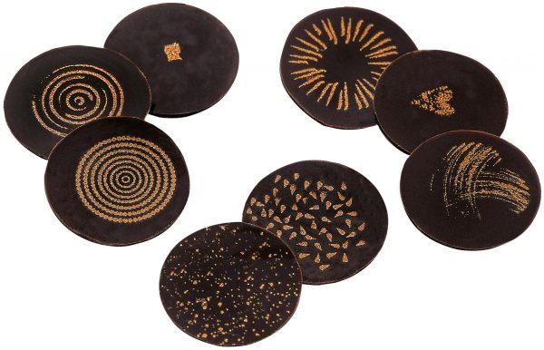 003285 PCB RONDS CN TENDANCE 8 DESIGNS Ø 3 CM 567PCES ***S/CD***