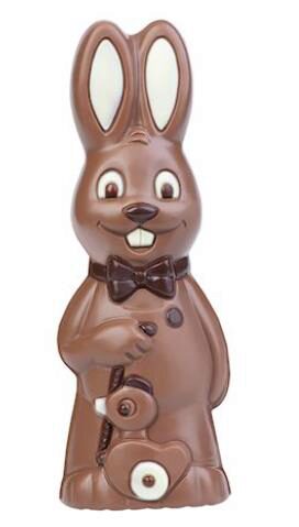 170MM WOODEN RABBIT + DUCK CHOCOLATE MOLD HB8036 * 170X60X54MM **1X2