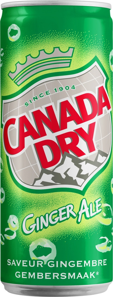 CANADA DRY  DRANK VET BLIK 24 X 33CL