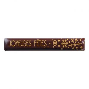 070483 PCB RECTANGLES CN FÊTES GIVRÉES 5X0,8 CM 95PCES 