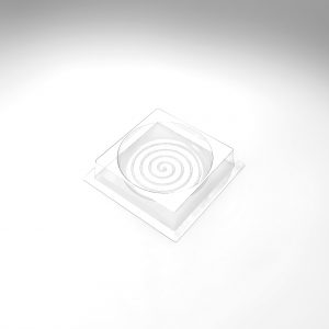 074236 PCB SNOEP ENTREMET MALLEN VOOR 30 STUKS Ø 17 CM H.4 CM MET POTEN 30 STUKS ***S/CD***