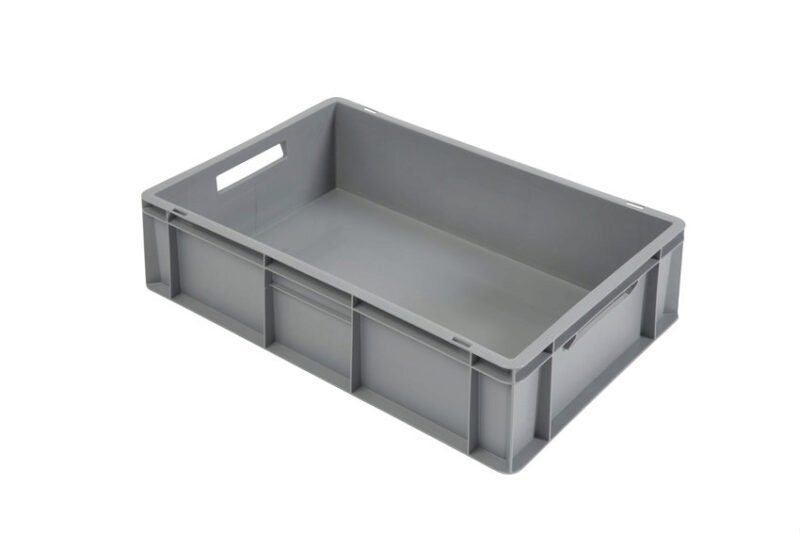 EURONORM BOX PO/FULL 60X40XH17CM GRAY-33L BUDGET LINE