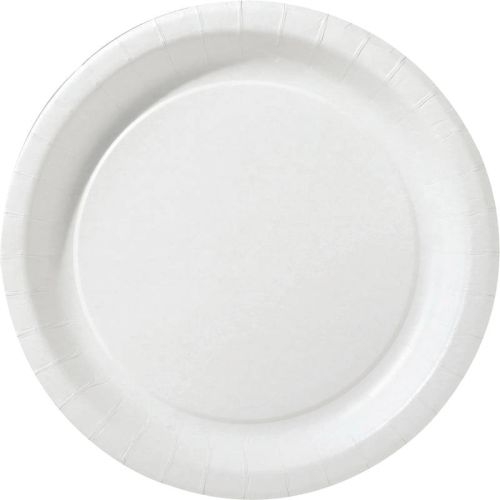 DUNI ASSIETTE EN CARTON BLANCHE BIOPAK 22CM100PCES