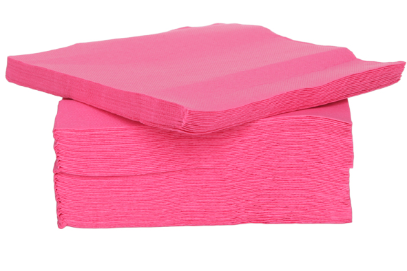 C&T PROF FUCHSIA PINK COCKTAIL NAPKIN 25X25CM 40PCS