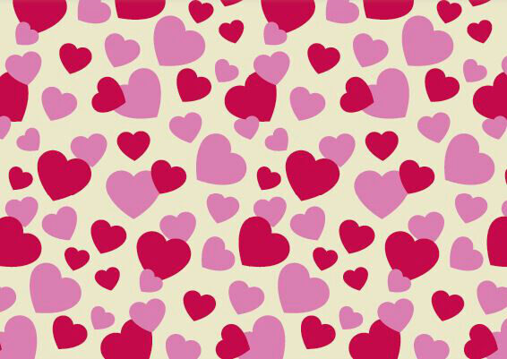 2046677 RED/PINK HEART TRANSFER SHEET 40X30CM 30PCS ***ON/ORDER***