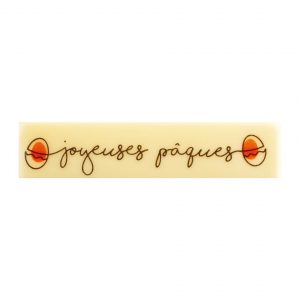 074055 PCB RECTANGLES CB PÂQUES 7X1,5 CM 75PCES ***S/CD***