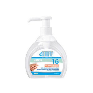 DIPP 16 WATERLESS HYDROALCOLIC HAND GEL 500ML