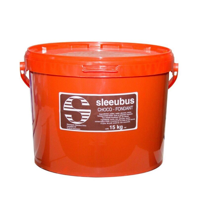 CHOCOLADE FONDANT SLEEBUS 15KG = KG