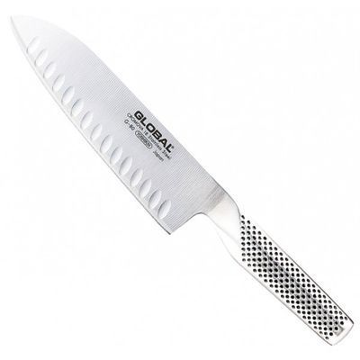 GLOBAL G80 18CM DIMPLED SANTOKU KNIFE