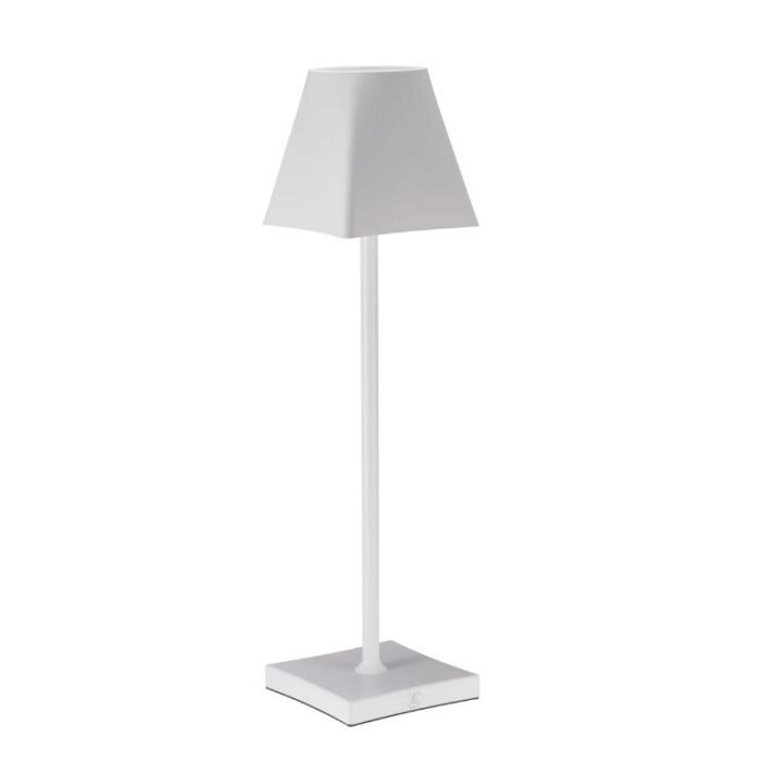 ETERE LED ALU LAMP 38CM WIT