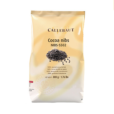 CALLEBAUT NIBS-S502-X47 NIBS CACAO KRAANVOGEL 100% 0,8KG