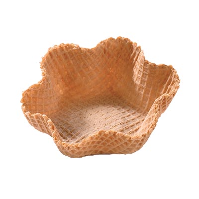 PIDY COUPE TULIPE GAUFREE NATURE Ø10.5CM H3.5CM 24PCES