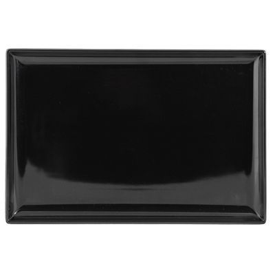 ZWARTE MELAMINE SCHAAL 25X17