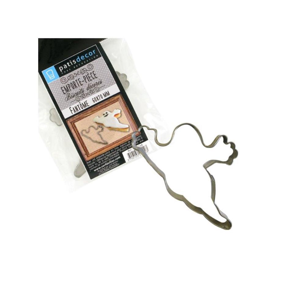 STAINLESS STEEL GHOST COOKIE CUTTERS 71X80MM