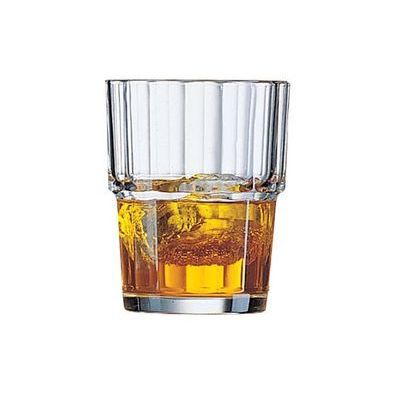 ARCOROC VERRE NORVEGE 16CL GOBELET EMPILABLE  "TREMPÉ"
