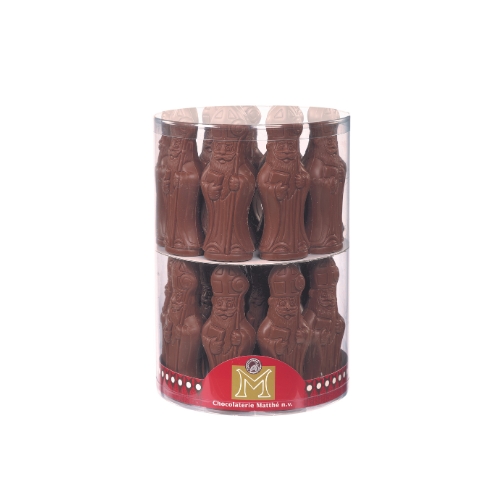 SINT NICOLAAS HOLLE MELKCHOCOLADE 15CM 30X50GR IN TUBO