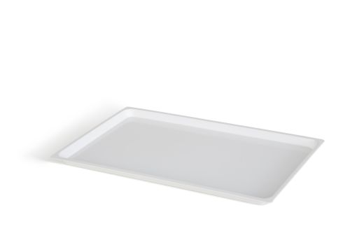 ABS TRAY 60X40HT2 WHITE EDGES AT 45°