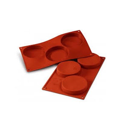 SILIKOMART SF042 MOULE 3 FLORENTINS Ø103 H 20MM 140ML ML ANTI-ADHESIF GN1/3 -50° À 250°