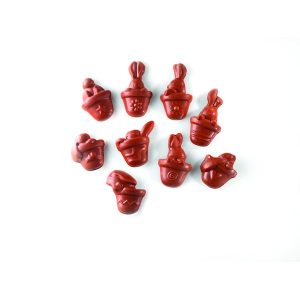 074327 PCB KONIJNENBAKVORMEN VOOR 432 STUKS 9 ONTWERPEN P. 1 CM 12 STUKS ***S/CD***