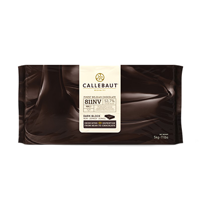 CALLEBAUT 811NV-120 FONDANT 55% EN PLAQUE EMBALLE  5KG