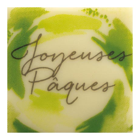 061348 PCB SQUARES CB AN EASTER LOOK 2 DESIGNS 3.5 CM 120PCS ***S/CD***