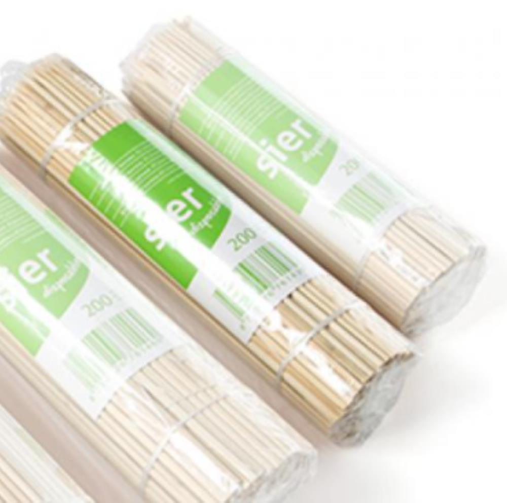 SIER BROCHETTES BAMBOUØ 2.5 MM/18CM-PAQUET 200P