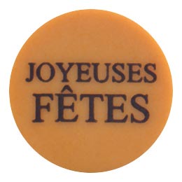 060319 PCB RONDS CBC JOYEUSES FÊTES Ø 2 CM 220PCES***S/CD***