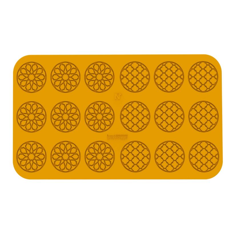 SILIKOMART NATURAE PRO SILICONE MOLD AMBRA N.18 Ø6.8CM H2MM VOL 2ML-2.6ML