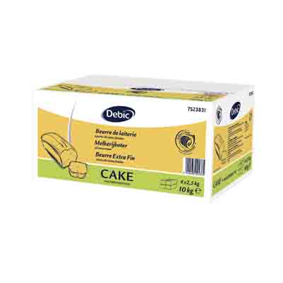 DEBIC BUTTER 82% CAKE GOLD 4 X 2.5KG 0900089