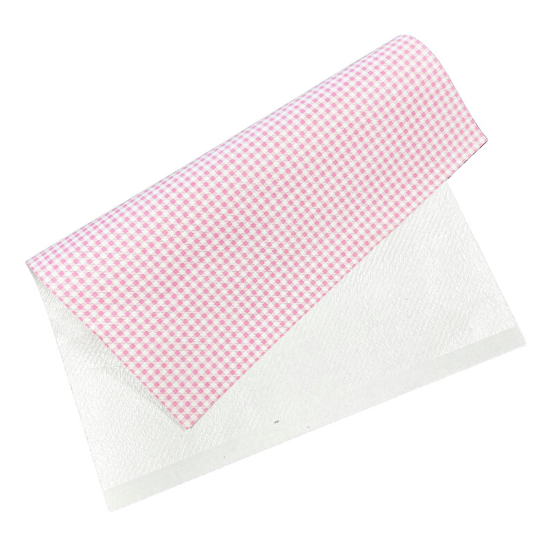PAPIER BOUCHER VICHY ROSE DUPLEX 32X40CM 10KG FOST+ 2024 INBEGREPEN 0,1209€/KG