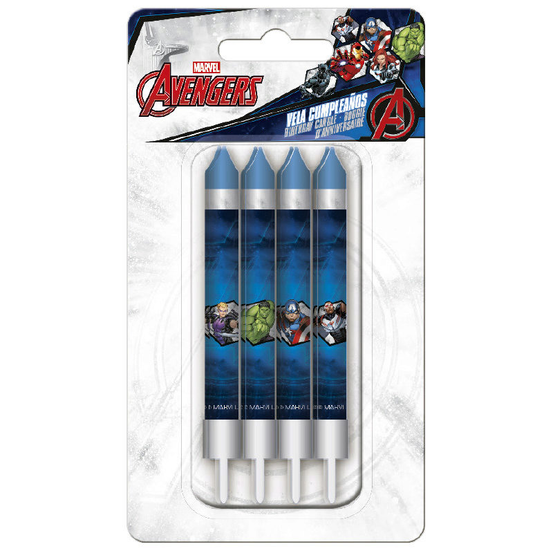 AVENGERS BIRTHDAY CANDLES 8PCS