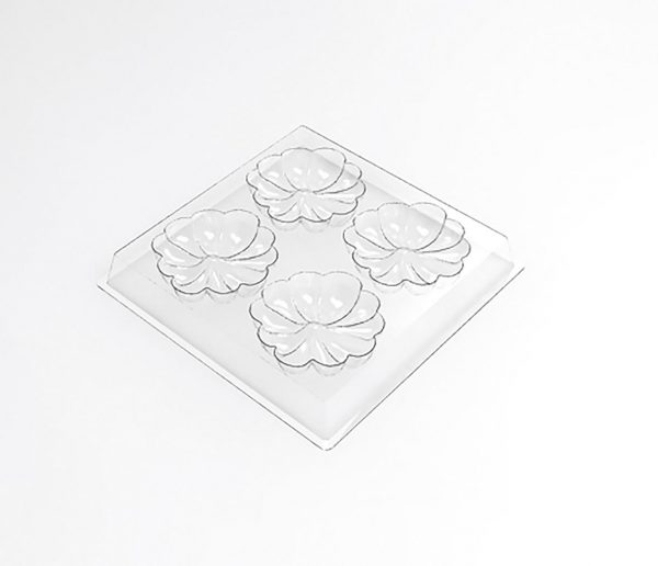 070529 PCB INDIVIDUELE POMPOENDESSERTVORMEN 120 STUKS Ø 7,5 CM 30 STUKS ***S/CD***