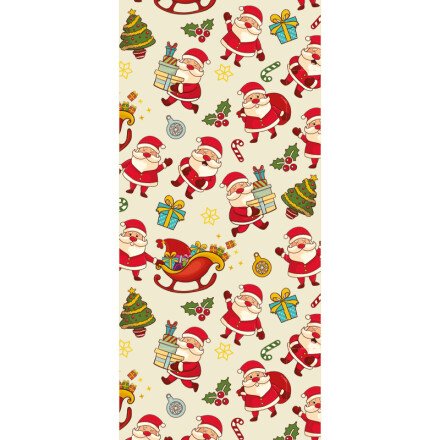 1080829 KERST ONTWERP TRANSFER 30X40CM 12 STUKS ***OP BESTELLING***