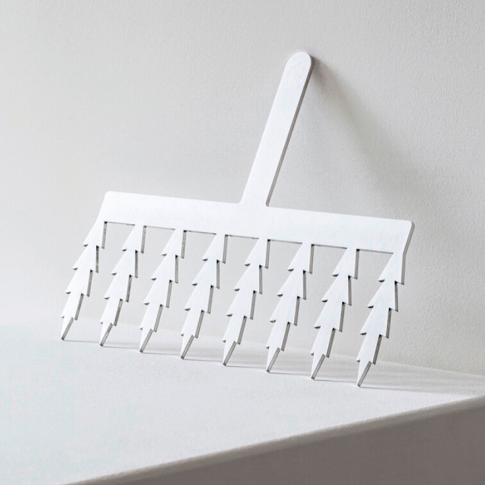 DIP COMB WITH "8 PETALS OF 6 CM" DECOR, "COMB" MODEL