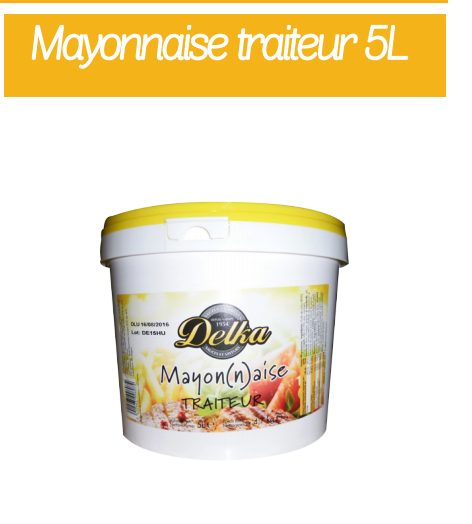 DELKA CATERING MAYONNAISE SAUCE 5L