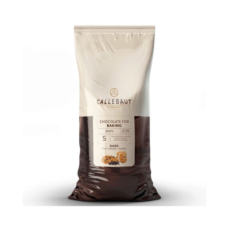 CALLEBAUT VH-9432-554/VH-9432-01B MINI-GOUTTE CHOC NOIR CARTON 2X10KG