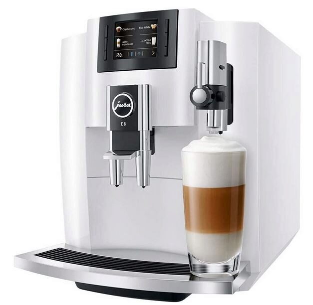 JURA KOFFIEMACHINE E8 PIANOWHITE-N.15353