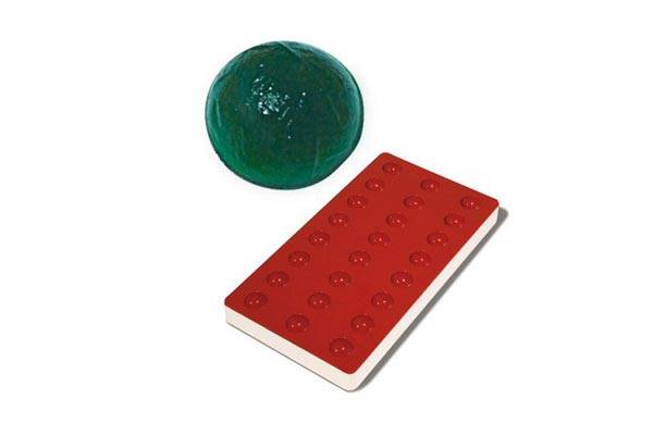 SILIKOMART MOULE EN SILICONE POUR PATE DE FRUIT DEMI-SPHERE SG04