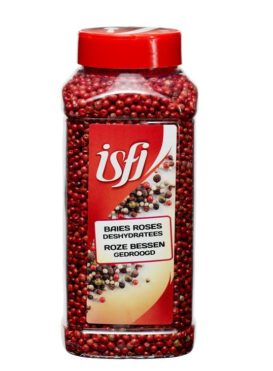 ISFI GEDROOGDE ROZE BESSEN 250GR