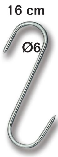 FISCHER RVS HAAK 16CM ⌀ 6 MAXIMAAL GEWICHT 70KG