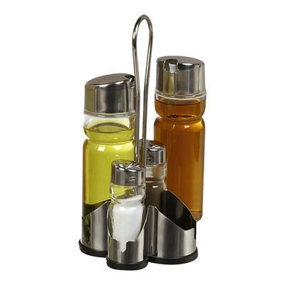 ECO STAINLESS STEEL 18/8 CUTLERY SET - SALT+PEPPER+OIL+VINEGAR N.088760