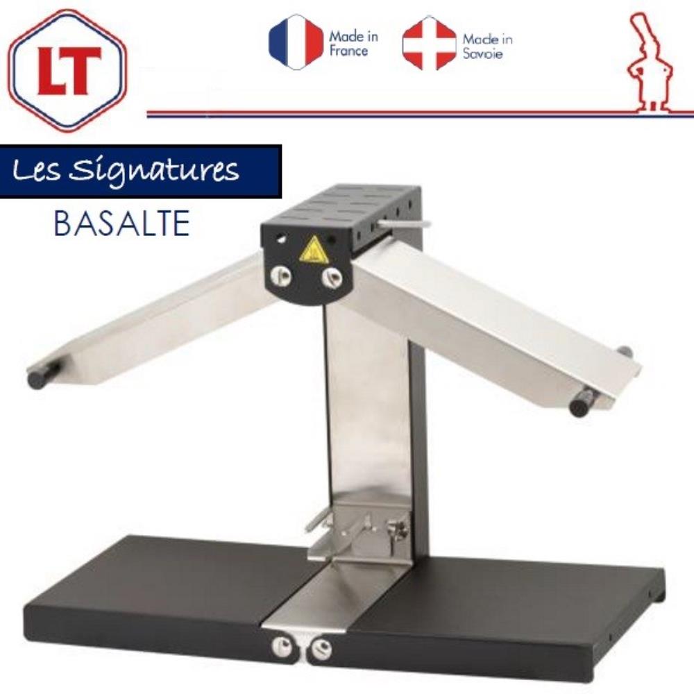 LA BREZIERE "BASALTE" SCRAPER 2 RAMPS 1/4 WHEEL 900 WATTS - STAINLESS STEEL/PAINTED STEEL