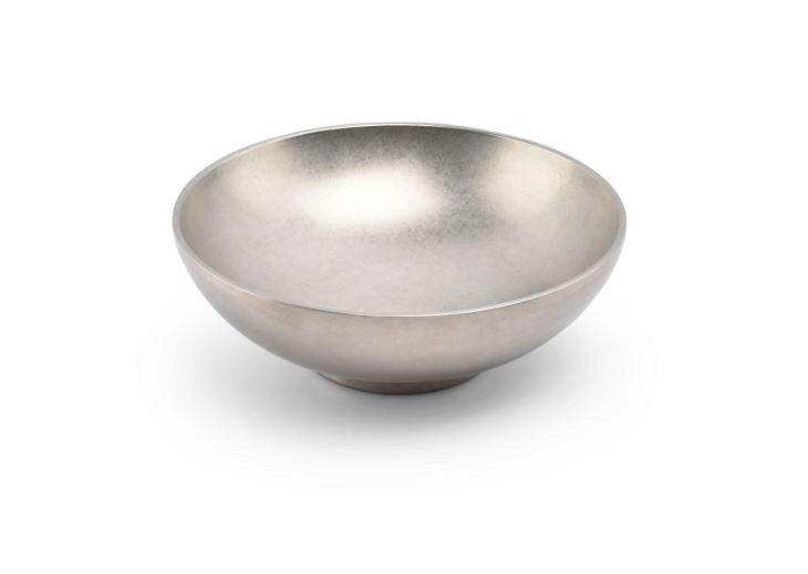 F2D VINTAGE SILVER DOUBLE WALLED CUP BOWL 20XH7CM