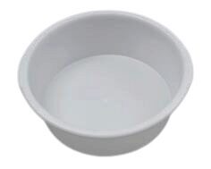 WHITE POLY DOUGH BIN ROUND 48XH16.5CM 19L 7-8KG DOUGH