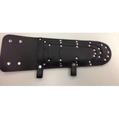 BLACK LEATHER SHEATH FOR 4 KNIVES
