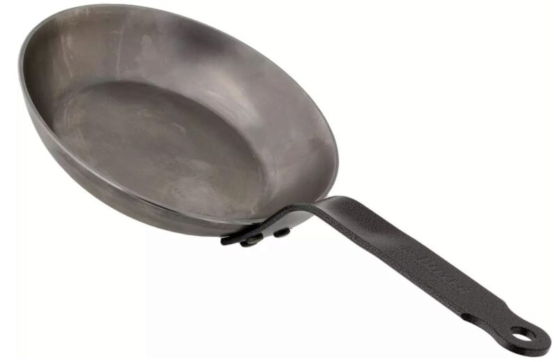 DE BUYER INDU CARBONE STEEL POELE 18CM COUPE LYON.