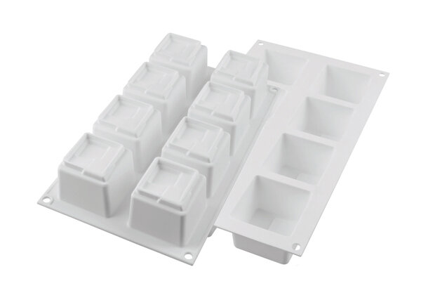 MOULE SILIKOMART 4 KUADRO 60X60H50MM