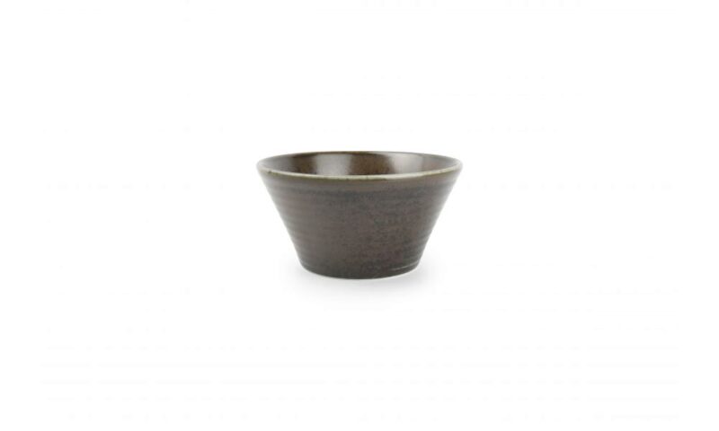 F2D LINE BLACK CONICAL BOWL 13XH6.5CM - 642022